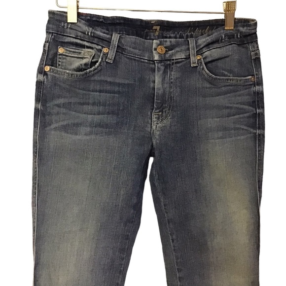 7 For All Mankind A-Pocket boot cut jean, size 29 - Picture 9 of 12